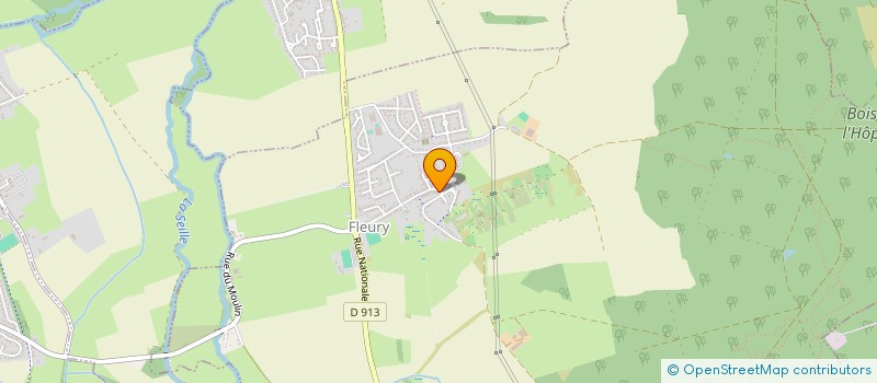 localisation de l'entreprise SCI PONT DE FER FRANIATTE  POURNOY-LA-GRASSE