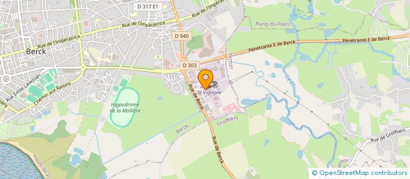 localisation de l'entreprise SCI PONT DE L'ARCHE à BERCK