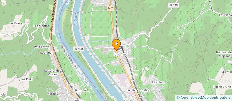 localisation de l'entreprise SCI PONT DE L ISERE  PONT DE L'ISERE