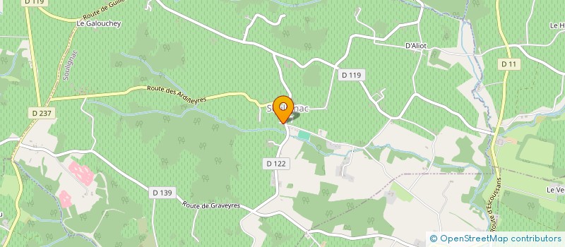 localisation de l'entreprise SCI PONT DE L ORMIERE  BAIGNEAUX