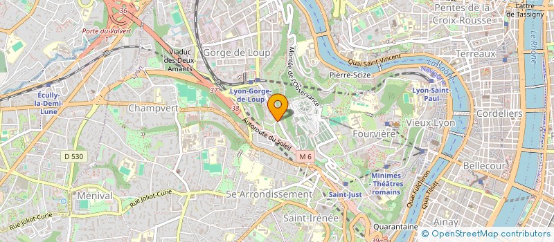 localisation de l'entreprise SCI PONT DE L'UNIVERSITE  LYON