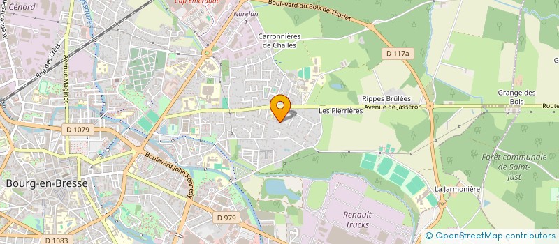 localisation de l'entreprise SCI PONT DE LA COLOMBIERE à BOURG-EN-BRESSE
