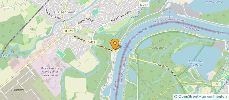 localisation de l'entreprise SCI PONT DU RHIN  DRUSENHEIM