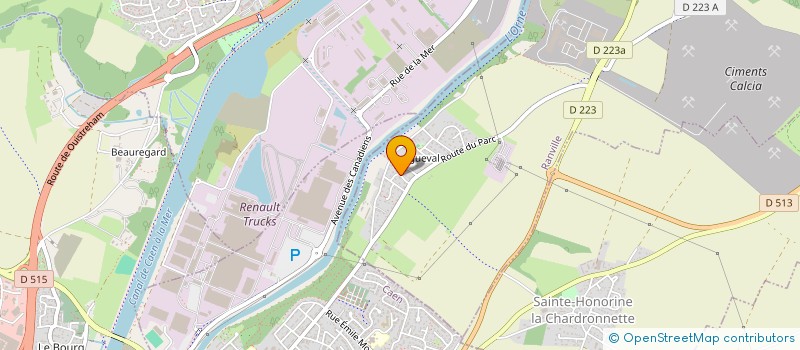 localisation de l'entreprise SCI PONT EPISCOPIENNE à RANVILLE