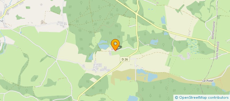 localisation de l'entreprise SCI PONT JEANSON  BELLEFONTAINE