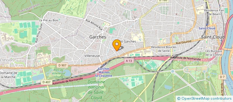 localisation de l'entreprise SCI PONT L'ABBE GWENTAN à GARCHES