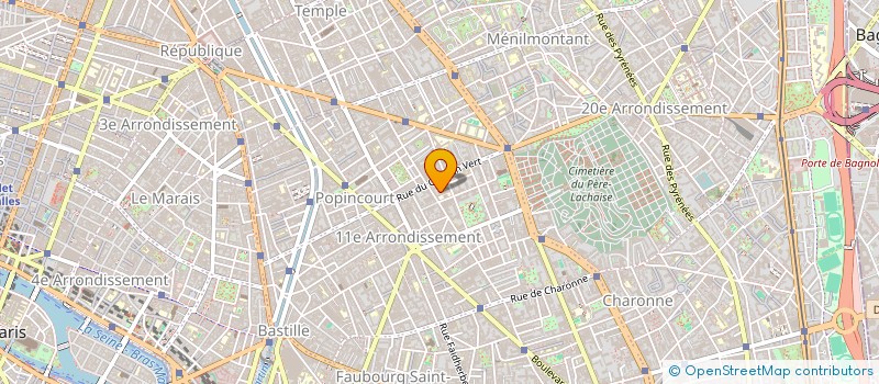 localisation de l'entreprise SCI PONT LEON  PARIS