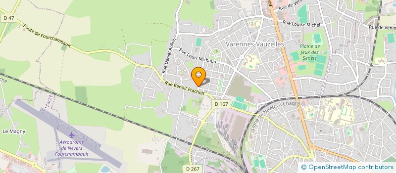 localisation de l'entreprise SCI PONT MONTCHAMP  VARENNES-VAUZELLES