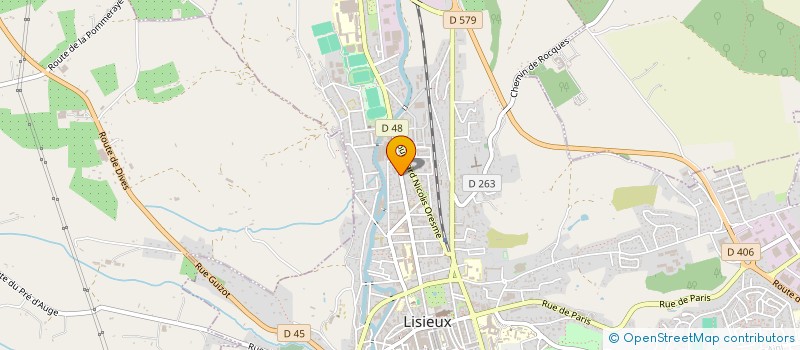 localisation de l'entreprise SCI PONT MORTAIN HCR à LISIEUX