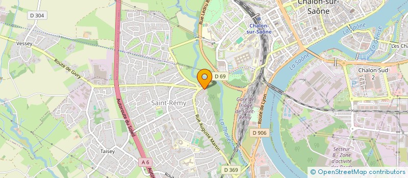 localisation de l'entreprise SCI PONT PARON INVEST  CHESSY