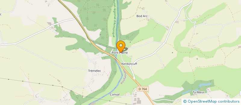 localisation de l'entreprise SCI PONT PIERRE  POULLAOUEN