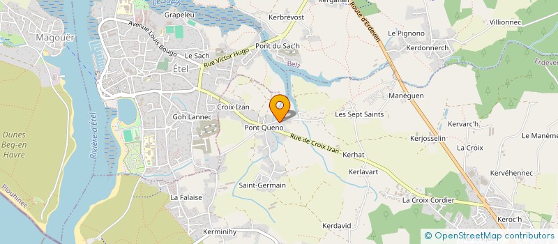 localisation de l'entreprise SCI PONT QUENNO  ERDEVEN