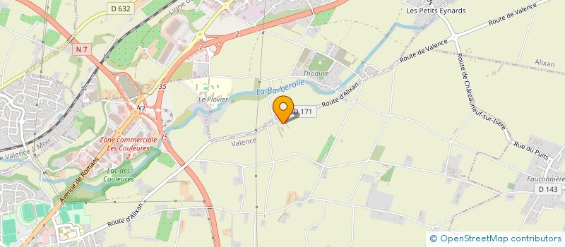 localisation de l'entreprise SCI PONT ROYAL  VALENCE