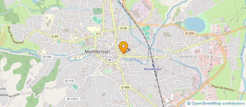 localisation de l'entreprise SCI PONT SAINT JEAN  MONTBRISON