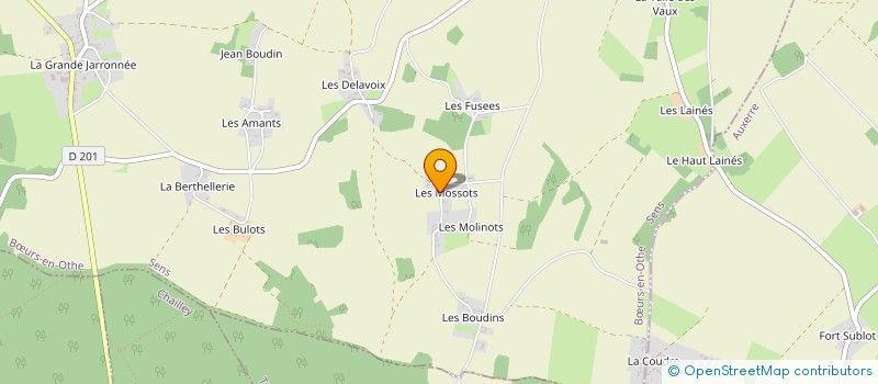 localisation de l'entreprise SCI PONT ST NICOLAS  BOEURS-EN-OTHE