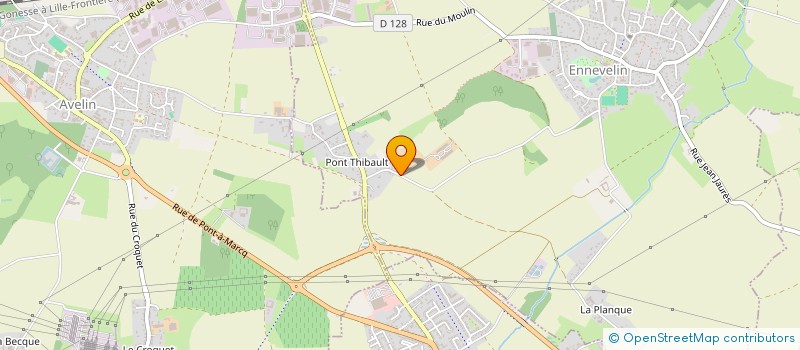 localisation de l'entreprise SCI PONT THIBAUT à ENNEVELIN