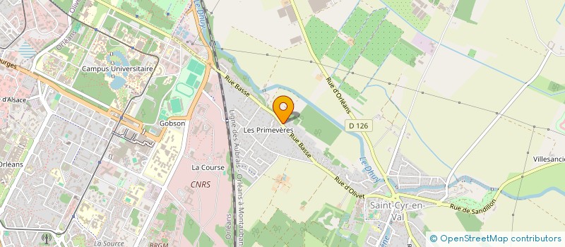 localisation de l'entreprise SCI PONT THINAT à SAINT-CYR-EN-VAL