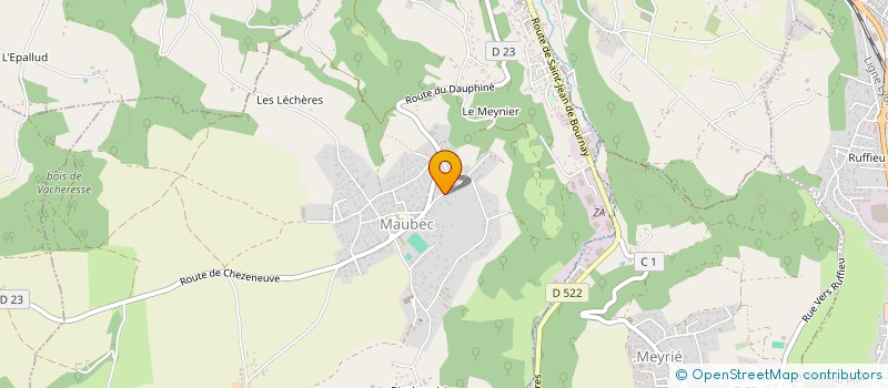 localisation de l'entreprise SCI PONTABEL  MAUBEC