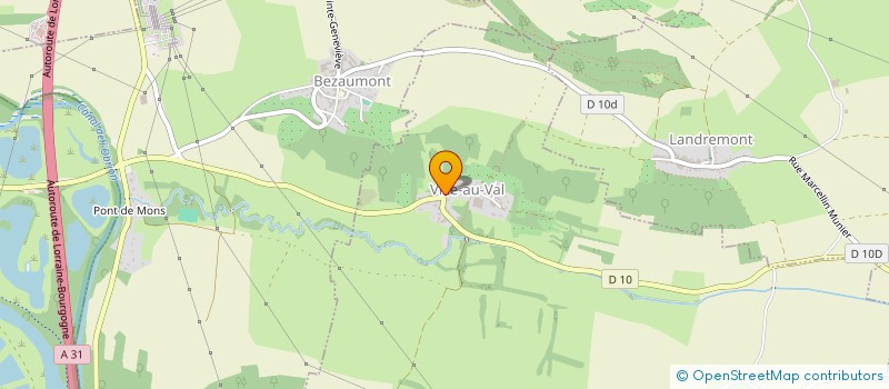 localisation de l'entreprise SCI PONTABELLE  VILLE-AU-VAL