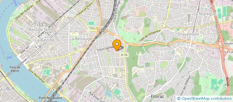 localisation de l'entreprise SCI PONTALYS  FLOIRAC