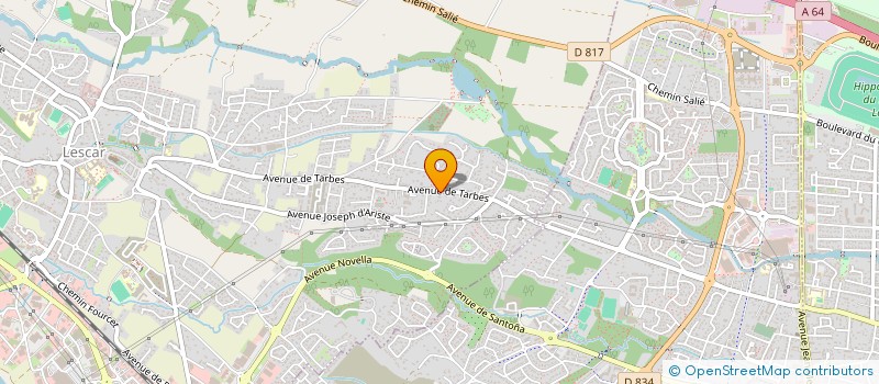 localisation de l'entreprise SCI PONTAUT  LESCAR