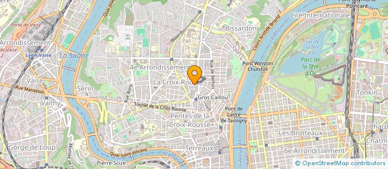 localisation de l'entreprise SCI PONTE VECCHIO  LYON