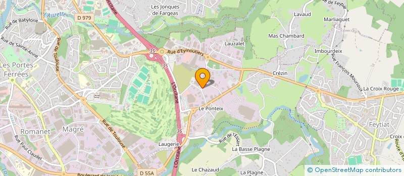 localisation de l'entreprise SCI PONTEIX EXPANSION à FEYTIAT