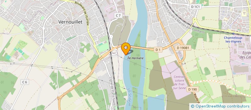 localisation de l'entreprise SCI PONTEL  TRIEL-SUR-SEINE