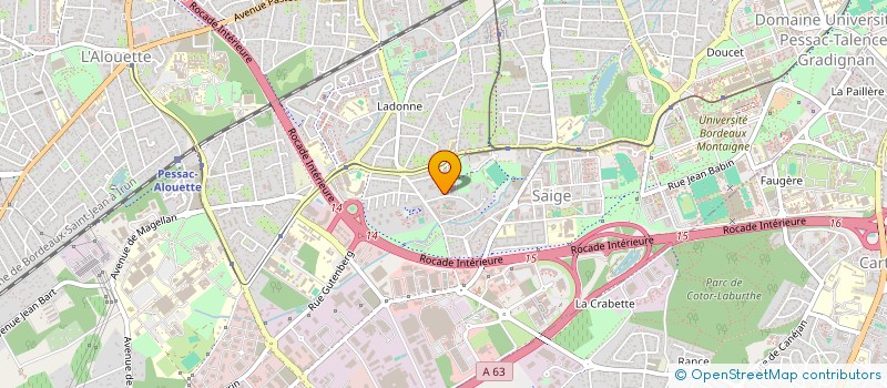 localisation de l'entreprise SCI PONTETVICHIO  PESSAC