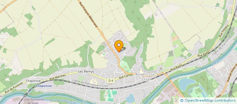 localisation de l'entreprise SCI PONTFORT LF 24  AUVERS-SUR-OISE