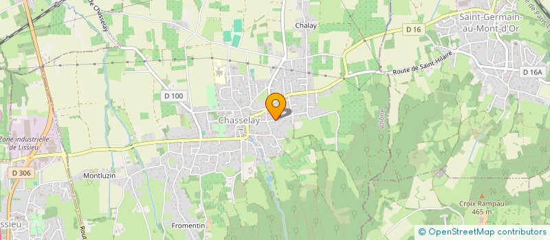 localisation de l'entreprise SCI PONTIAS  CHASSELAY