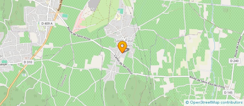 localisation de l'entreprise SCI PONTILLAC  SAINT-PAUL-LES-FONTS