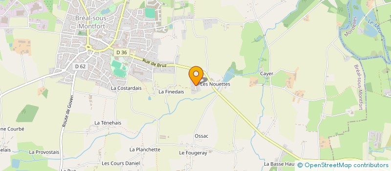 localisation de l'entreprise SCI PONTIS-HUBERT  CHAVAGNE