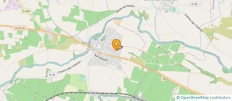 localisation de l'entreprise SCI PONTNAU  PEZENS