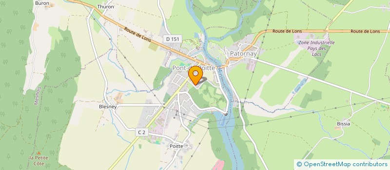 localisation de l'entreprise SCI PONTOISE  PONT-DE-POITTE