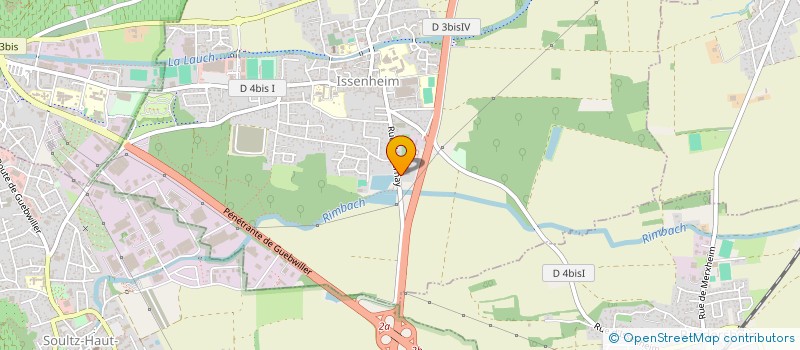 localisation de l'entreprise SCI PONTON  ISSENHEIM