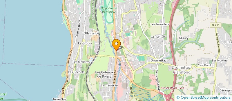 localisation de l'entreprise SCI PONTPIERRE  DRUMETTAZ-CLARAFOND