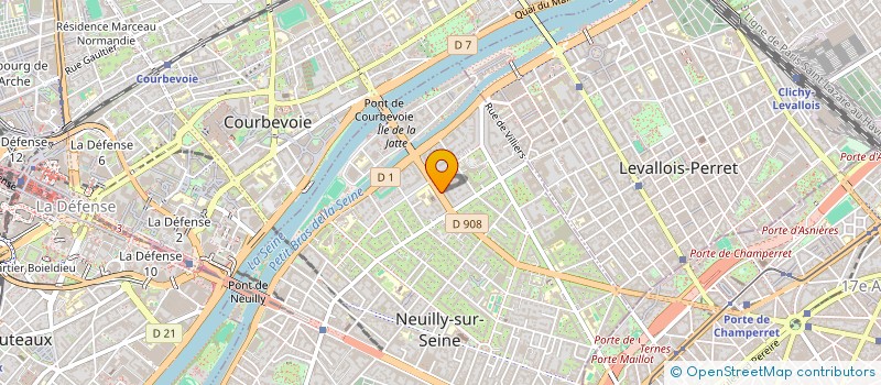 localisation de l'entreprise SCI PONTS DE COMINES à NEUILLY-SUR-SEINE