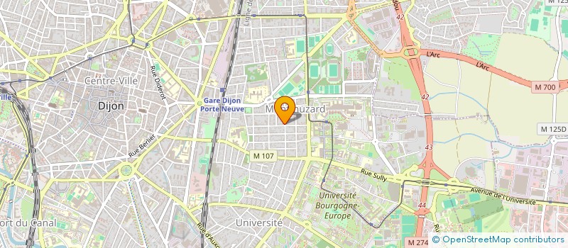 localisation de l'entreprise SCI PONTUS DE THIARD à DIJON