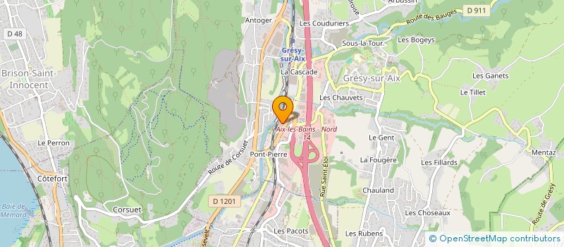 localisation de l'entreprise SCI PONVIMMO  GRESY-SUR-AIX