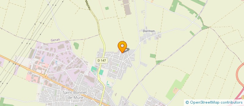 localisation de l'entreprise SCI PONYO  SAINT-BONNET-DE-MURE
