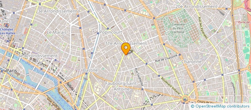 localisation de l'entreprise SCI PONZ  PARIS