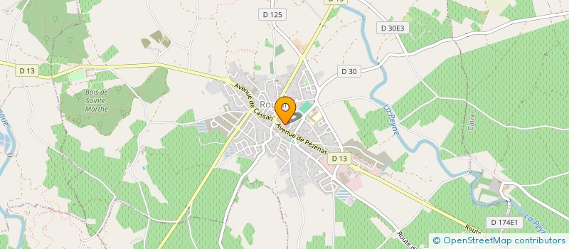 localisation de l'entreprise SCI PONZ  ROUJAN