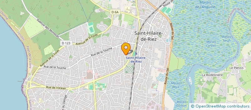 localisation de l'entreprise SCI POOLDEAU à SAINT-HILAIRE-DE-RIEZ