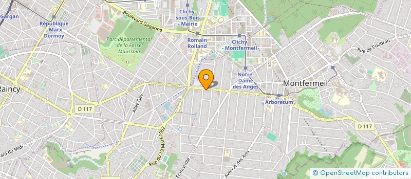 localisation de l'entreprise SCI POP à MONTFERMEIL