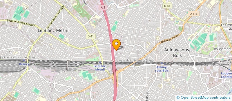 localisation de l'entreprise SCI POP  LE BLANC-MESNIL