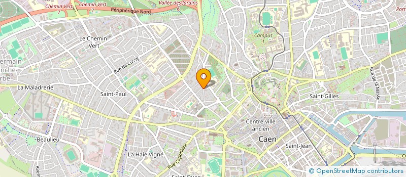 localisation de l'entreprise SCI POP à CAEN