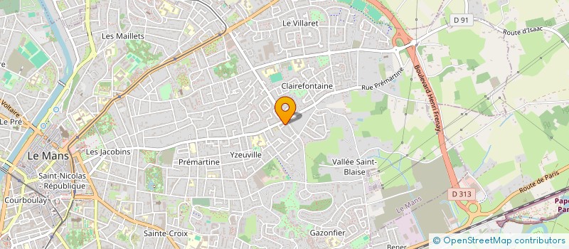 localisation de l'entreprise SCI POP  LE MANS