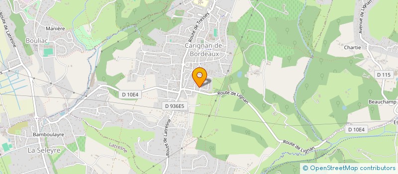 localisation de l'entreprise SCI POP INVESTS  CARIGNAN-DE-BORDEAUX