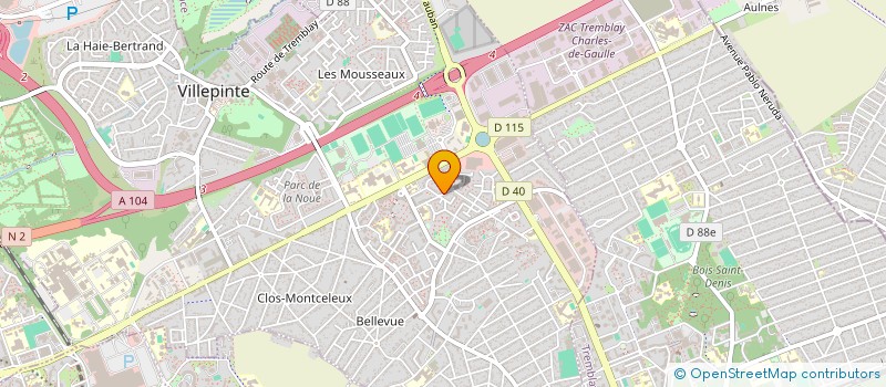 localisation de l'entreprise SCI POP LOCATION à VILLEPINTE